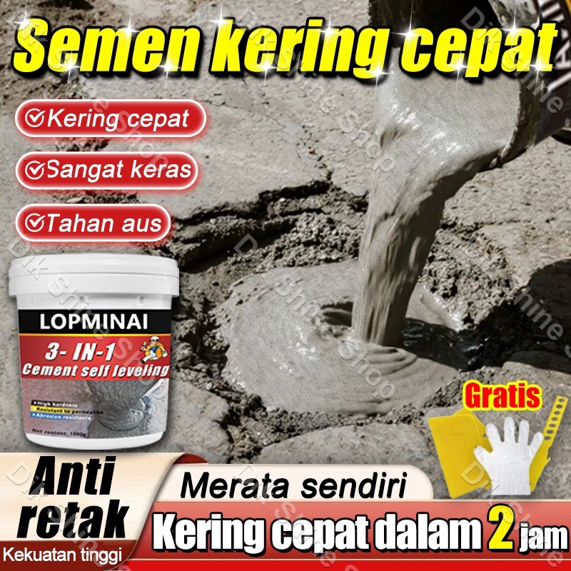 Semen instan Semen mortar Semen self leveling Cat epoxy lantai semen Plester dinding atau perata lan