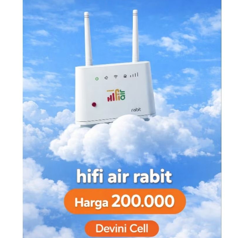 Modem hifi air indosat + kartu IM3/tri +50gb