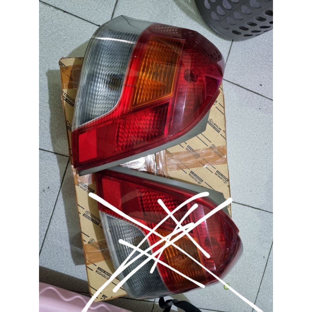 headlamp belakang yaris bakpao kiri
