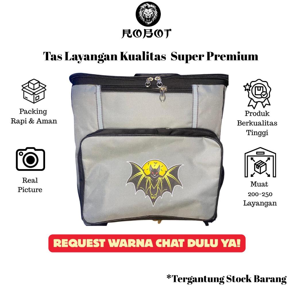 Tas Layangan Aduan By Robot Super Premium Muat 200-250 Layangan Bahan Premium