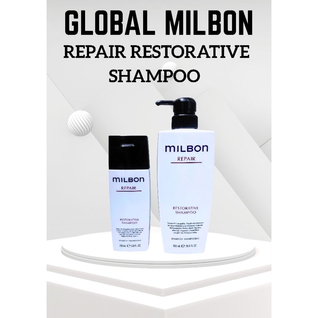 GLOBAL MILBON RESTORATIVE SHAMPOO | MILBON SHAMPOO RAMBUT KERING