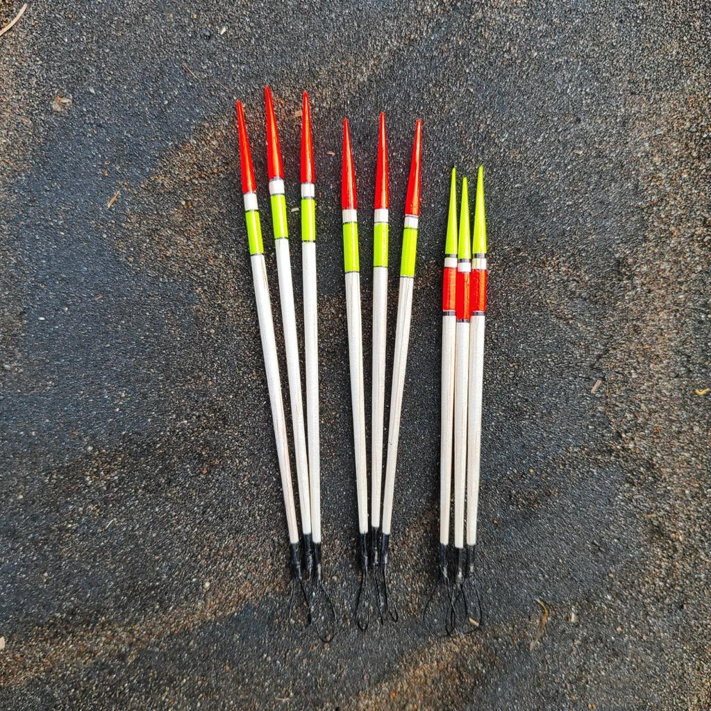 Pelampung Jarum Pancing Sensitif 6cm sampai 12cm – Pelampung Jarum Ikan Mas / Nila