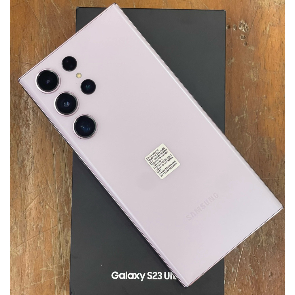 Hp Second SAMSUNG S23 Ultra 5G 12GB/512GB Fullset