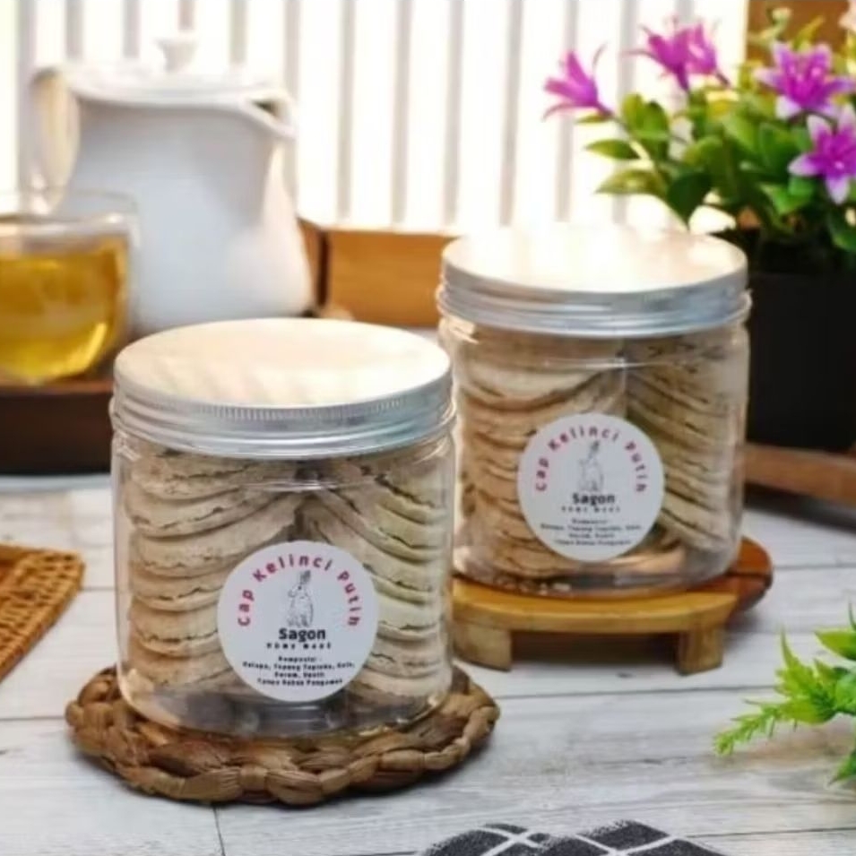 Sagon Kelapa Bakar Kelinci Putih Kue Tradisional Kelapa Asli Renyah Gurih Oleh-Oleh Jakarta