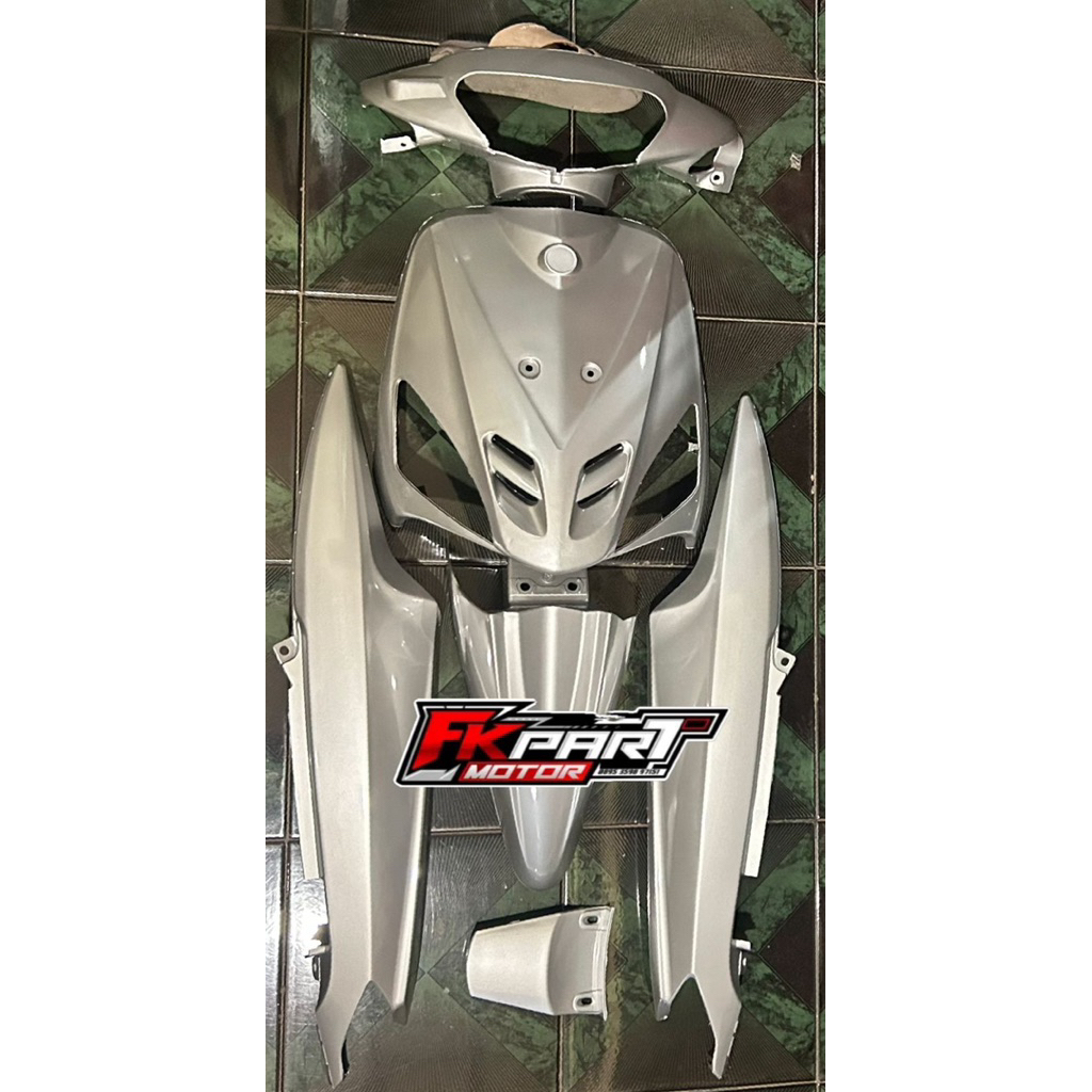 Cover Body Mio Sporty Warna Silver Polos Cover Body Mio sporty Mio Lama Warna Silver Polos