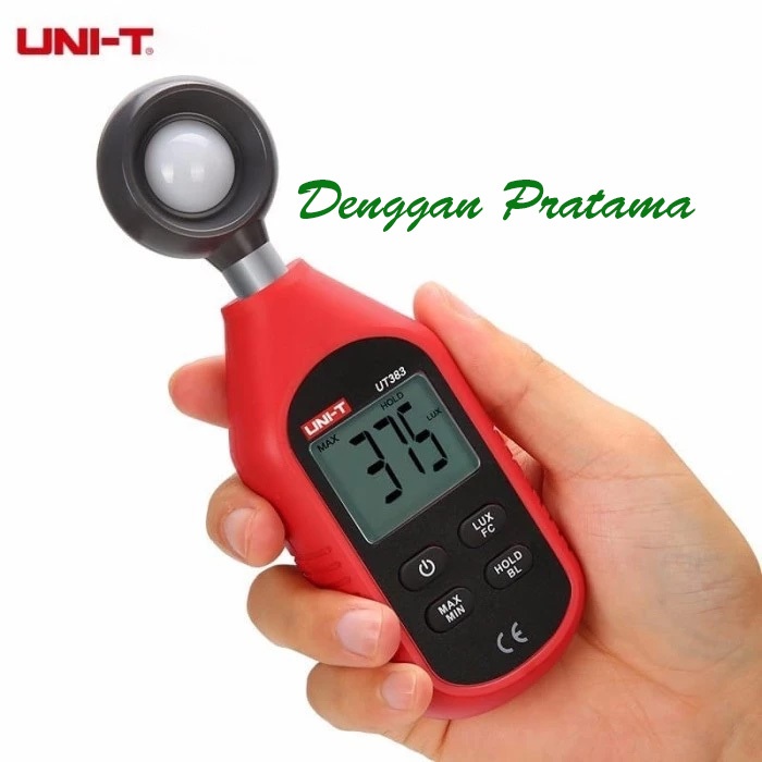 Luxmeter Lux Meter UT383 Alat Ukur Intensitas Kekuatan Cahaya Illuminometers Tester UT 383