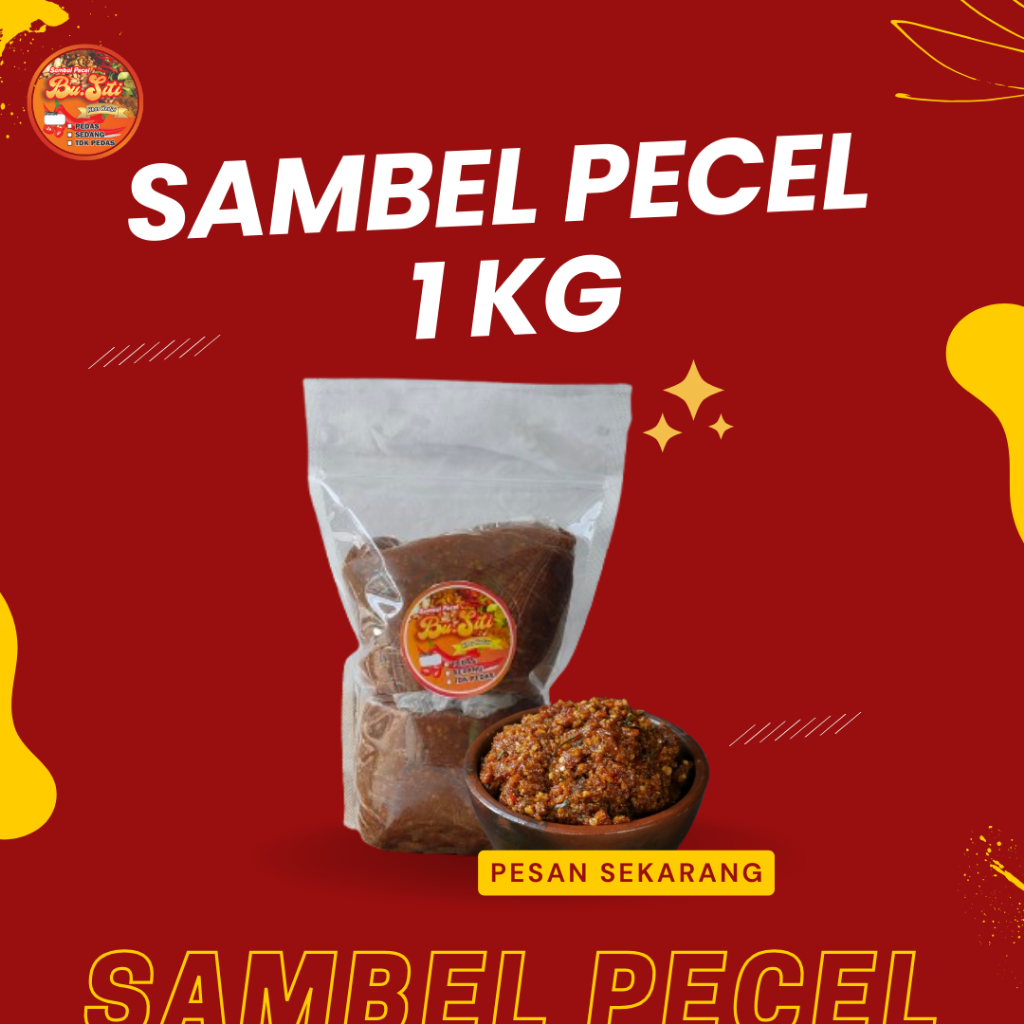 [COD] 1 KG SAMBEL PECEL KEDIRI BU SITI  (FREE ONGKIR)