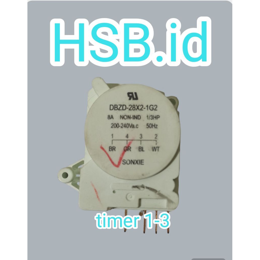 TIMER SONXIE 1-3 TIMER KULKAS AQUA 2PINTU ORI COPOTOAN