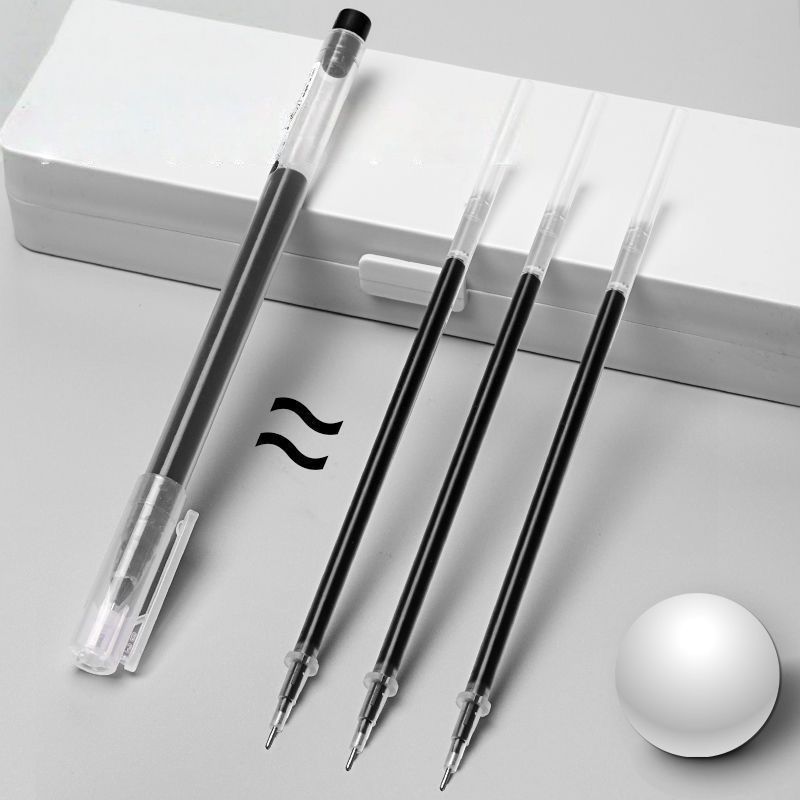 Gel Pen Refill Isi Ulang Pen Isi Pulpen 0.28 Mm (12 PCS) Pulpen Gel - Ujung Jarum 0.28mm