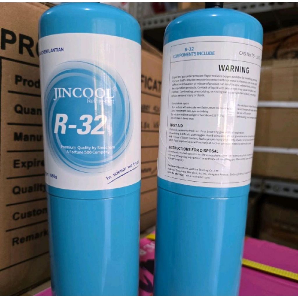 freon kaleng R32 650g jincool