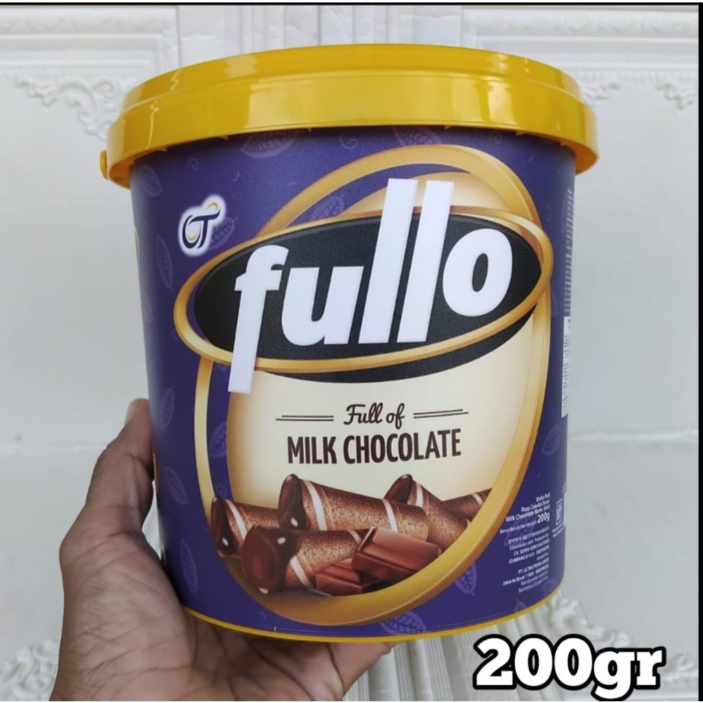 FULLO WAFER STICK MILK CHOCO TOP 200 GR Biskuit