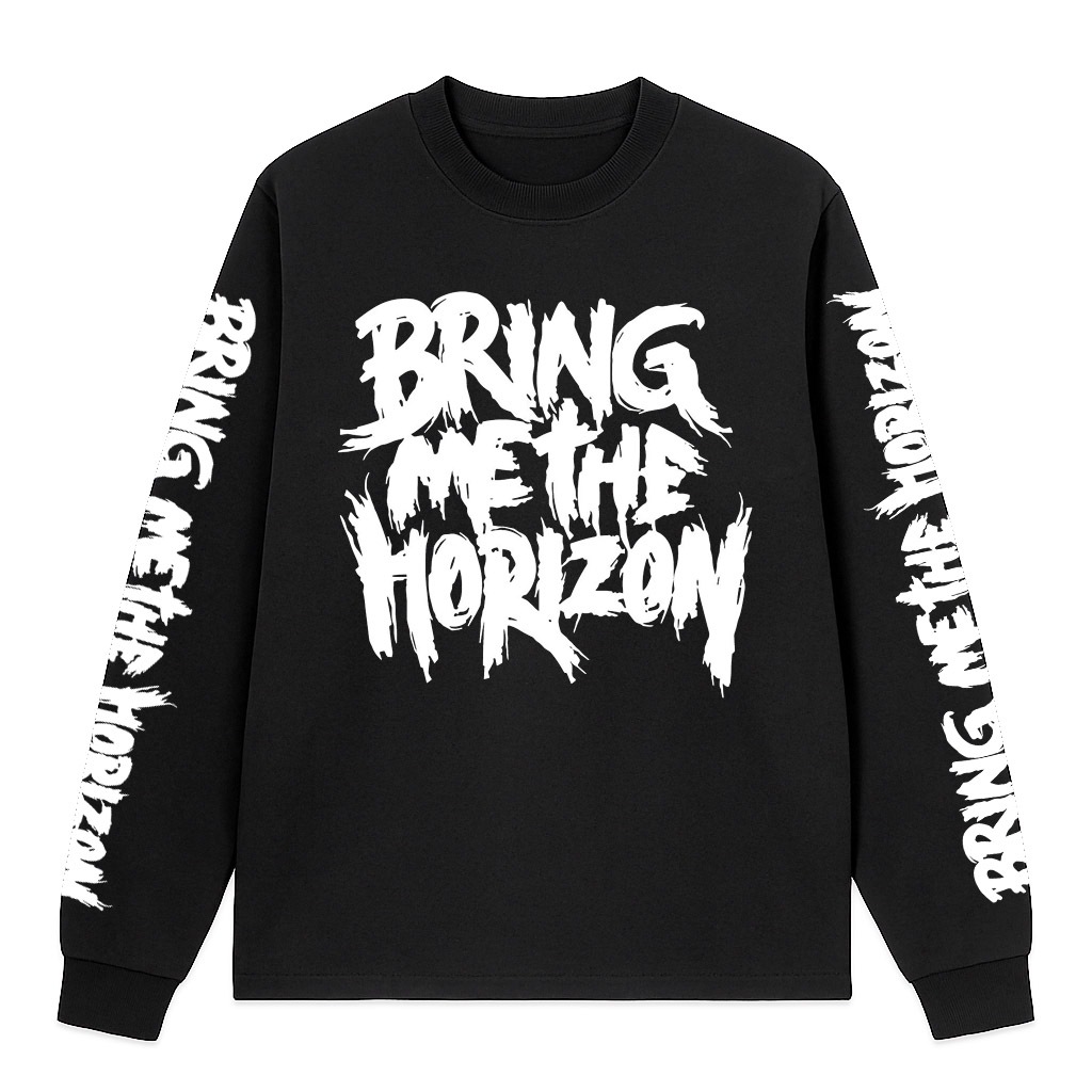 kaos BRING ME THE HORIZON Metal logo Premium tshirt bmth kaos band bmth sempiternal deathcore