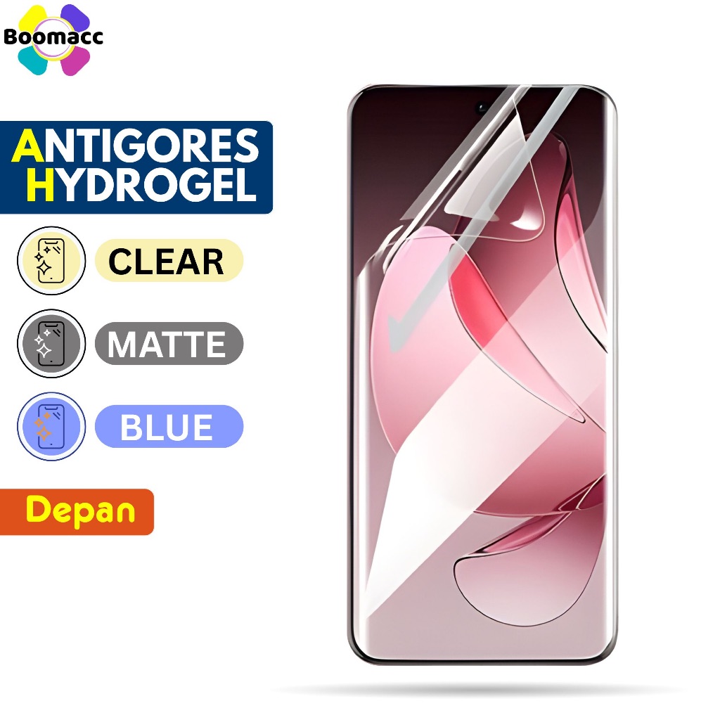 BA Antigores Hydrogel Samsung A22 A32 4G 5G A52 A52s A72 Full Cover Hybrid Pro Glass Screen Protecto
