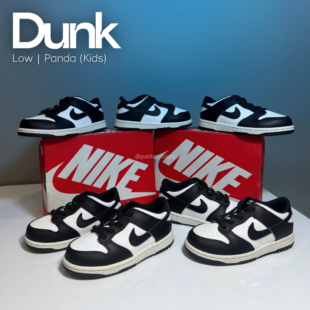 Sepatu Sneakers Anak Dunk Low Panda 100% Authentic
