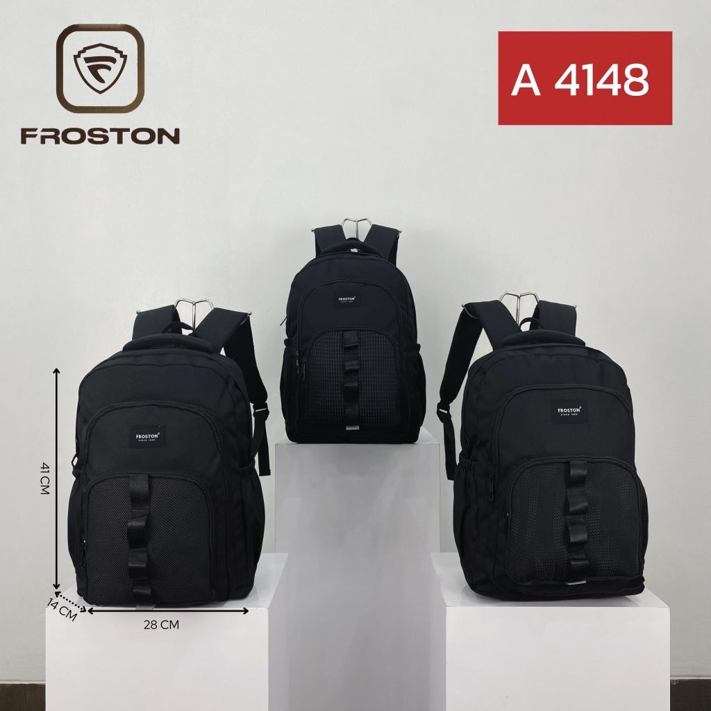 Anugrahjaya bag Tas ransel FROSTON BACKPACK TERBARU SEKOLAH KULIAH KERJA