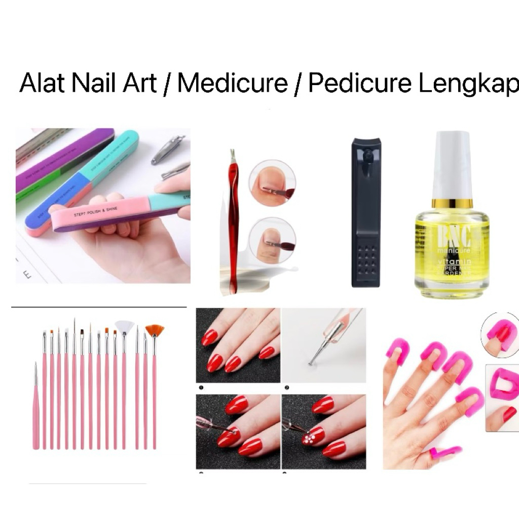 Alat Nail Art / Medicure / Pedicure Lengkap 25 in 1