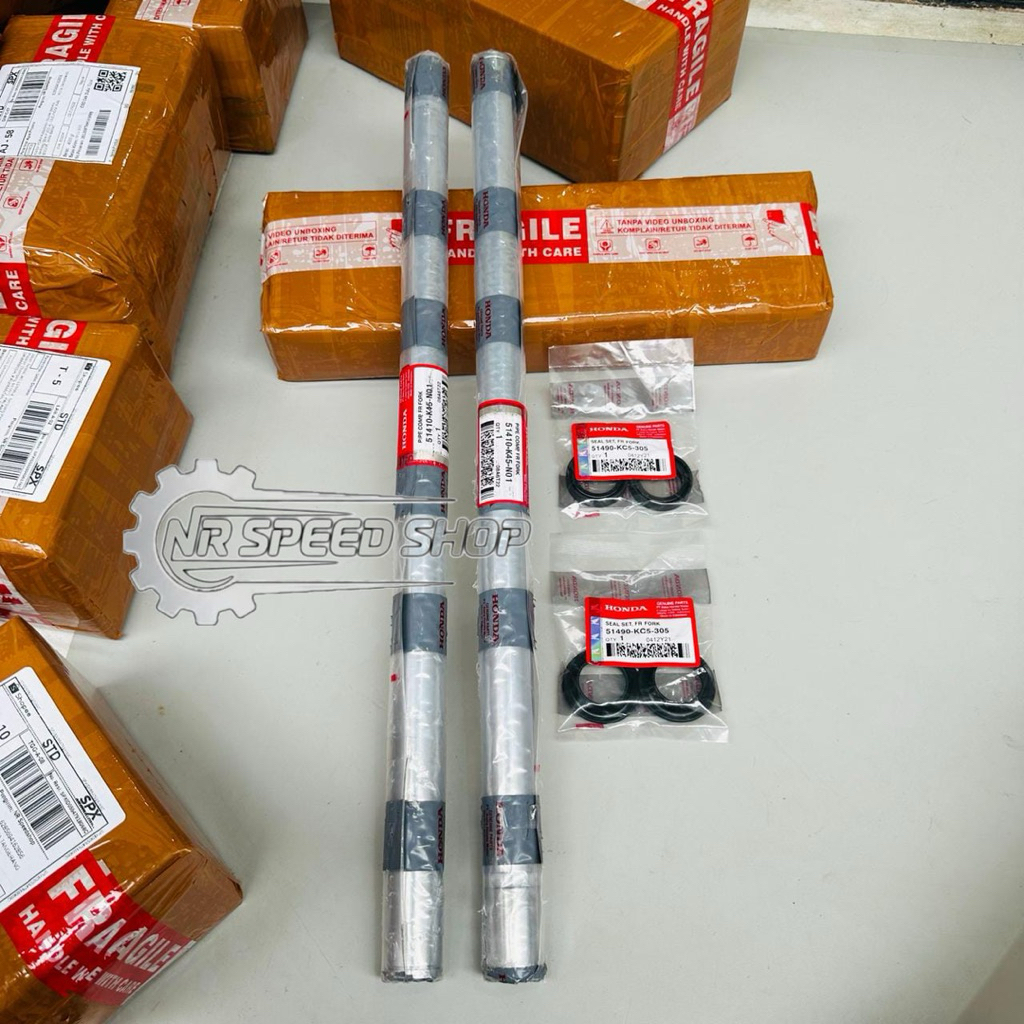 As Shock Depan 2pcs + Seal Shock + Seal Abu Honda CB 150r LED New CBR 150 LED K45