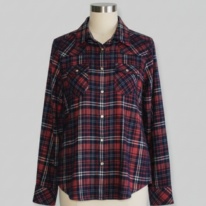 Myeraverse | Kemeja Flannel Back Number