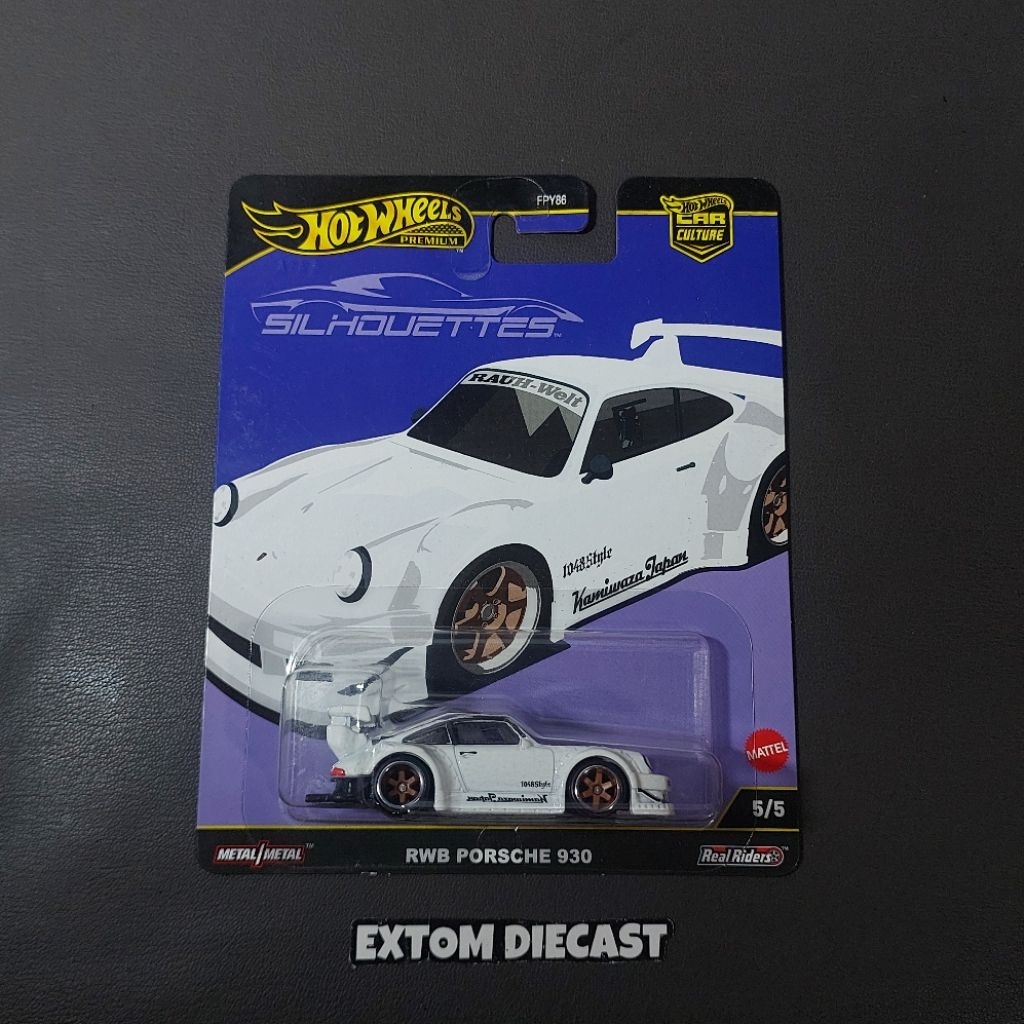 Hotwheels Porsche RWB Porsche 930 White
