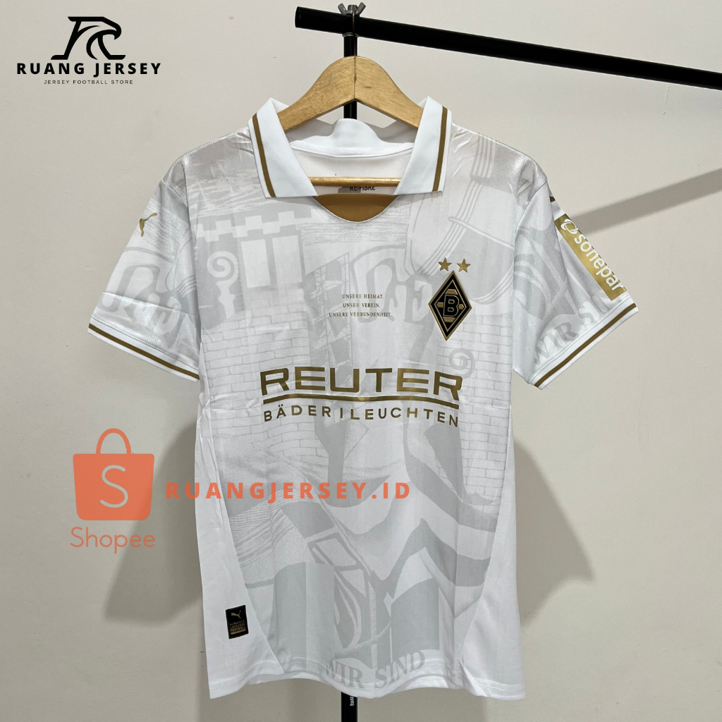 [Player Issue] Jersey Sepak Bola Borussia Monchengladbach Anniversary 2025/2026 Pria Dewasa High Qua