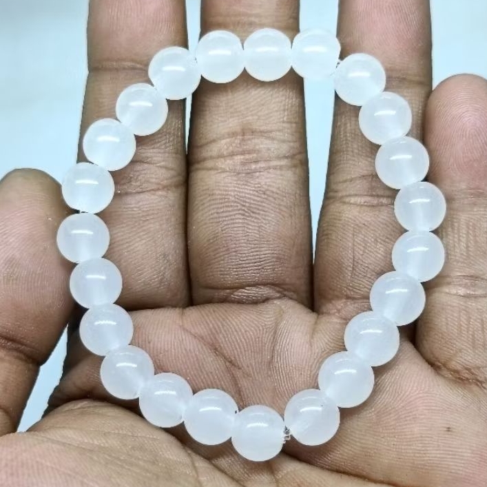Gelang Batu Giok Putih