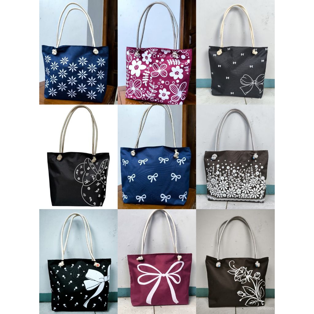 R82_COLLECTION Tas Totebag Wanita Paket Hemat Paket Usaha Terbaru