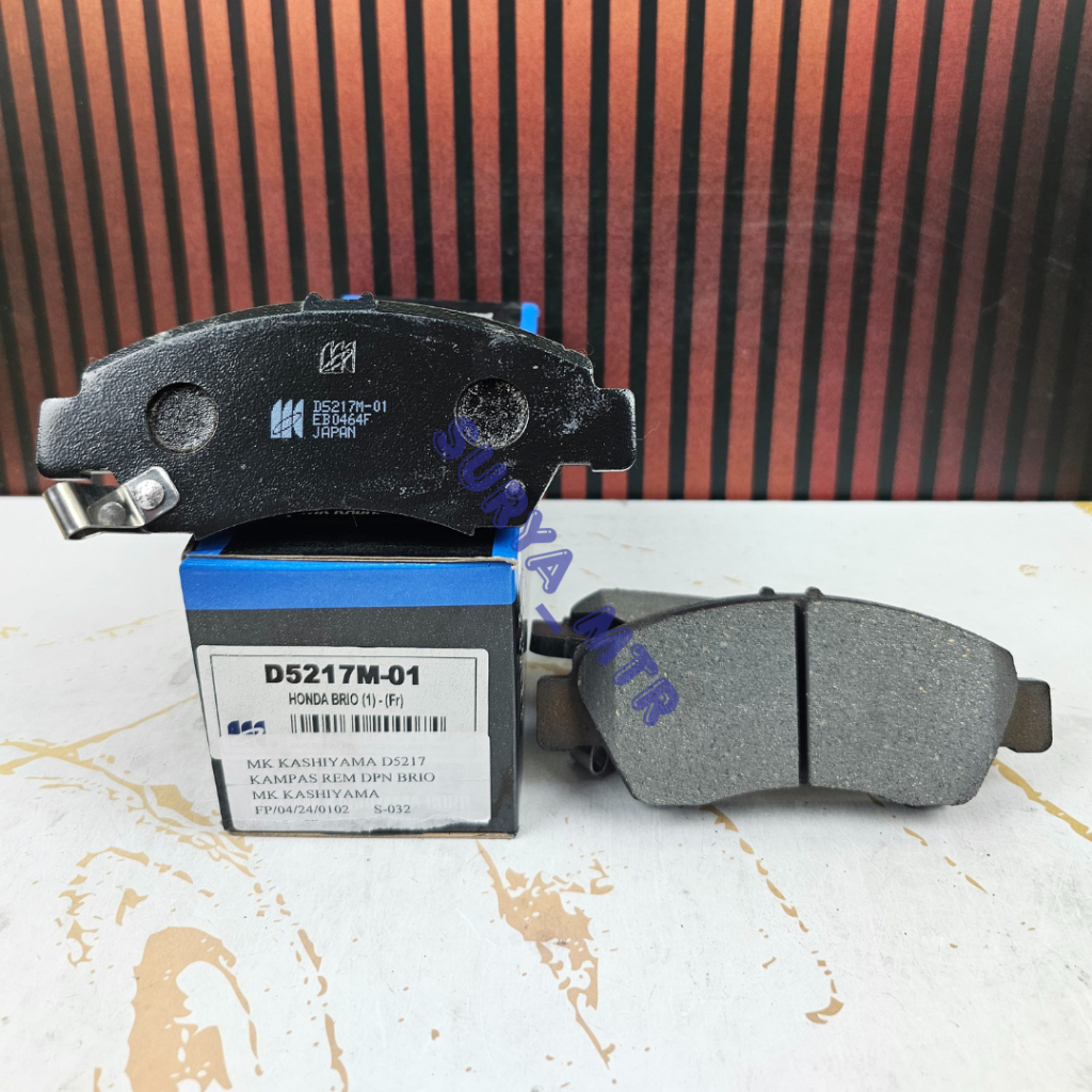 KAMPAS REM DEPAN BRAKE PAD HONDA BRIO MK KASHIYAMA D5217M-01