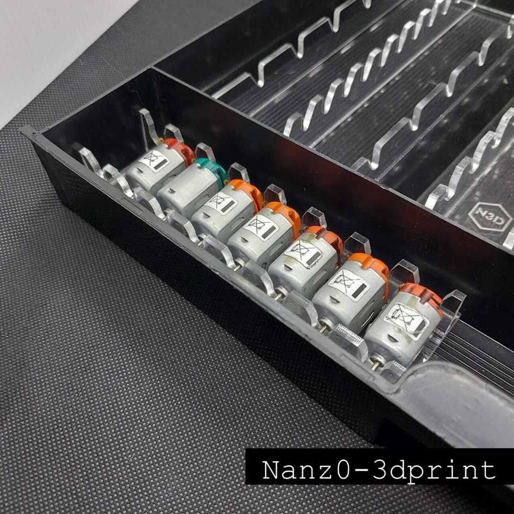 Sekat Tamiya Versus 8050 Dinamo Motor V3 Mini 4WD Aksesoris Tatakan Laci Kotak Box VS 8050 - N3D