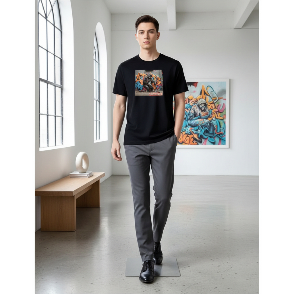 Baju Distro Keren l Kaos Original Grafiti Wall