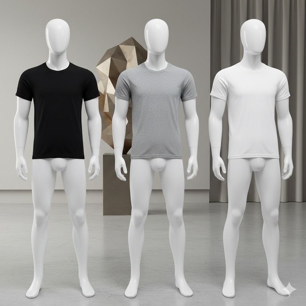 Kaos Oblong Pria AGREE SA006 1 Pcs - Singlet Dalam Pria Putih Hitam Abu-abu - Kaos Agree Original - 