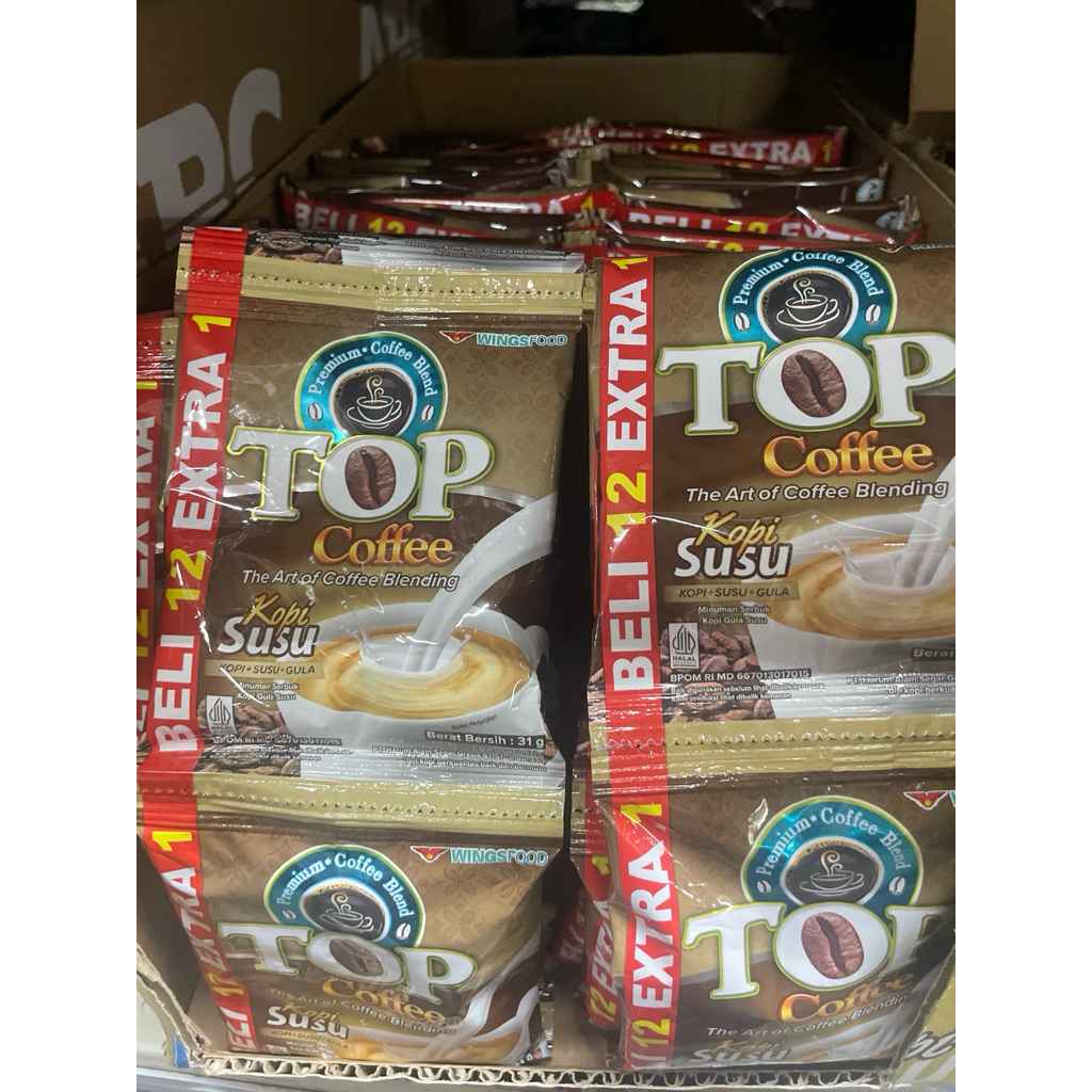 top kopi susu 1 dus