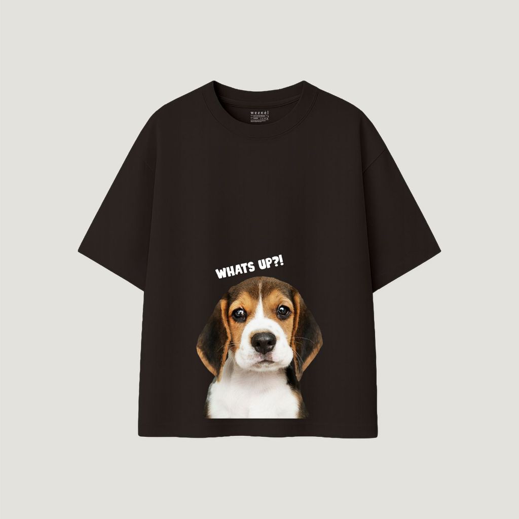 Weenel T-Shirt Oversize Whats Up Beagle