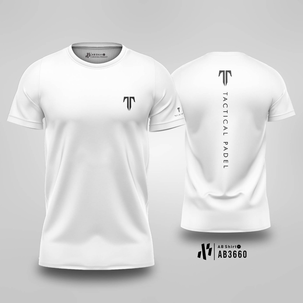 Kaos Jersey Team Tactical Padel - White - 2025 Terbaru