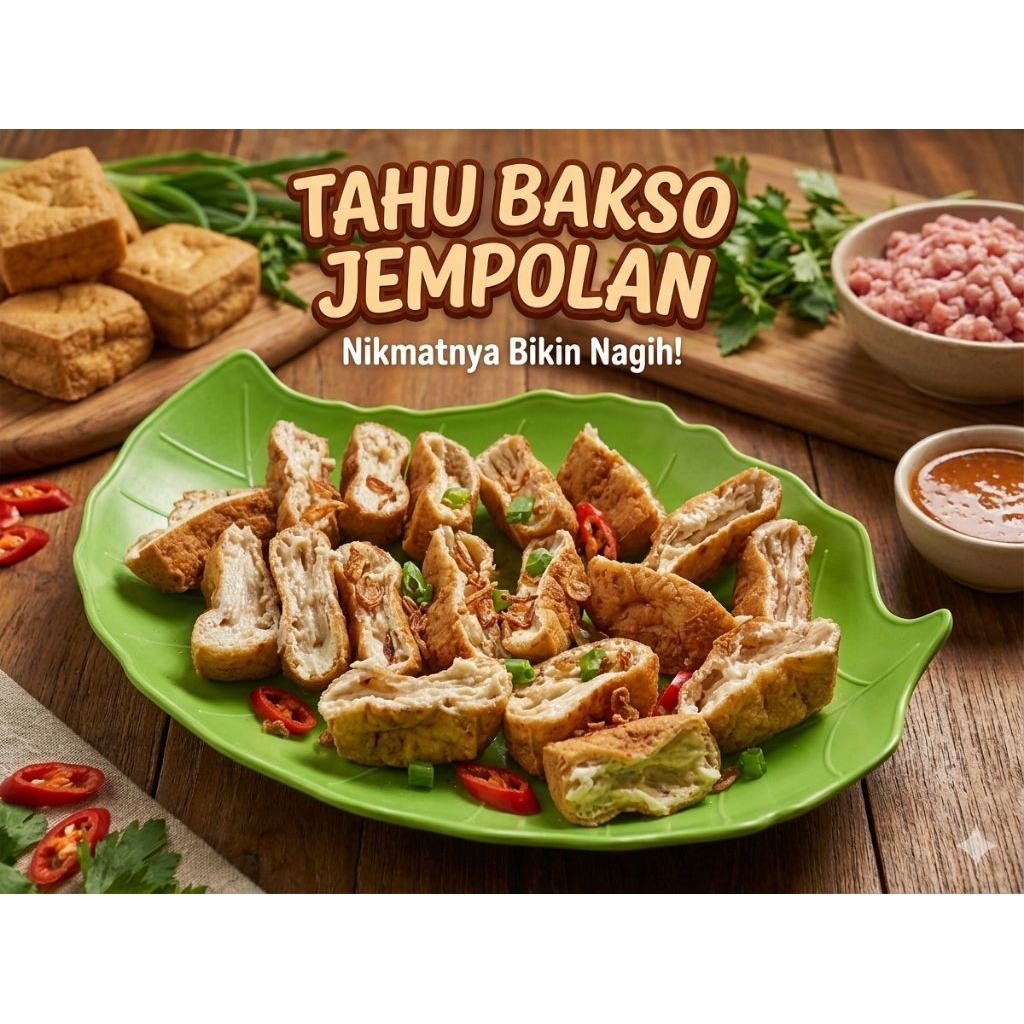 Tahu Bakso daging/baso tahu daging ayam/Tahu isi daging ayam