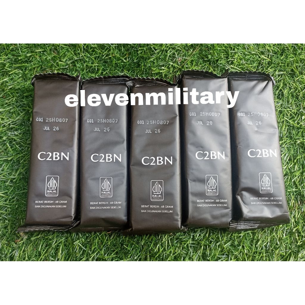Promo Ransum C2BN Coklat Bar TNI isi 1PCS Exp Juli 2026