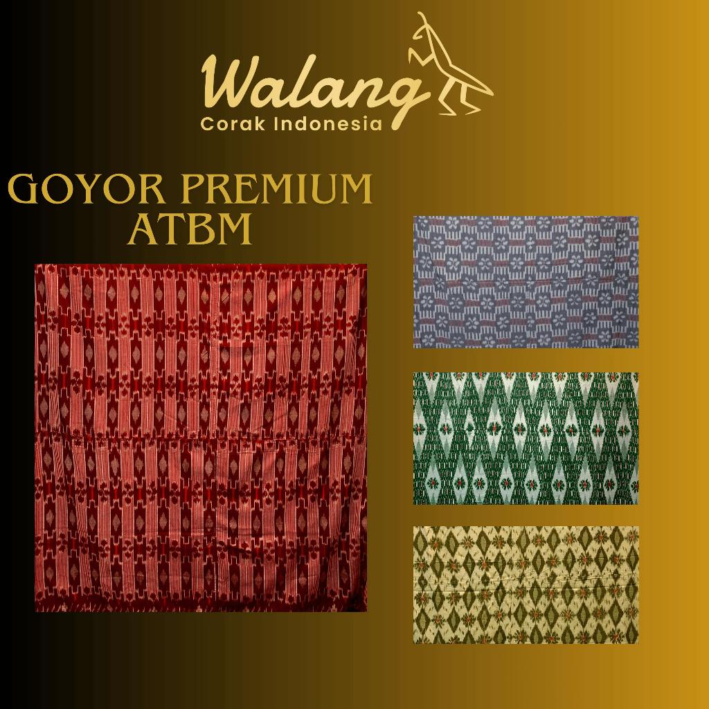 Sarung Walang Super Goyor Premium ATBM Empat Warna Hijau, Putih, Merah, Kuning Motif Etnik Kualitas 