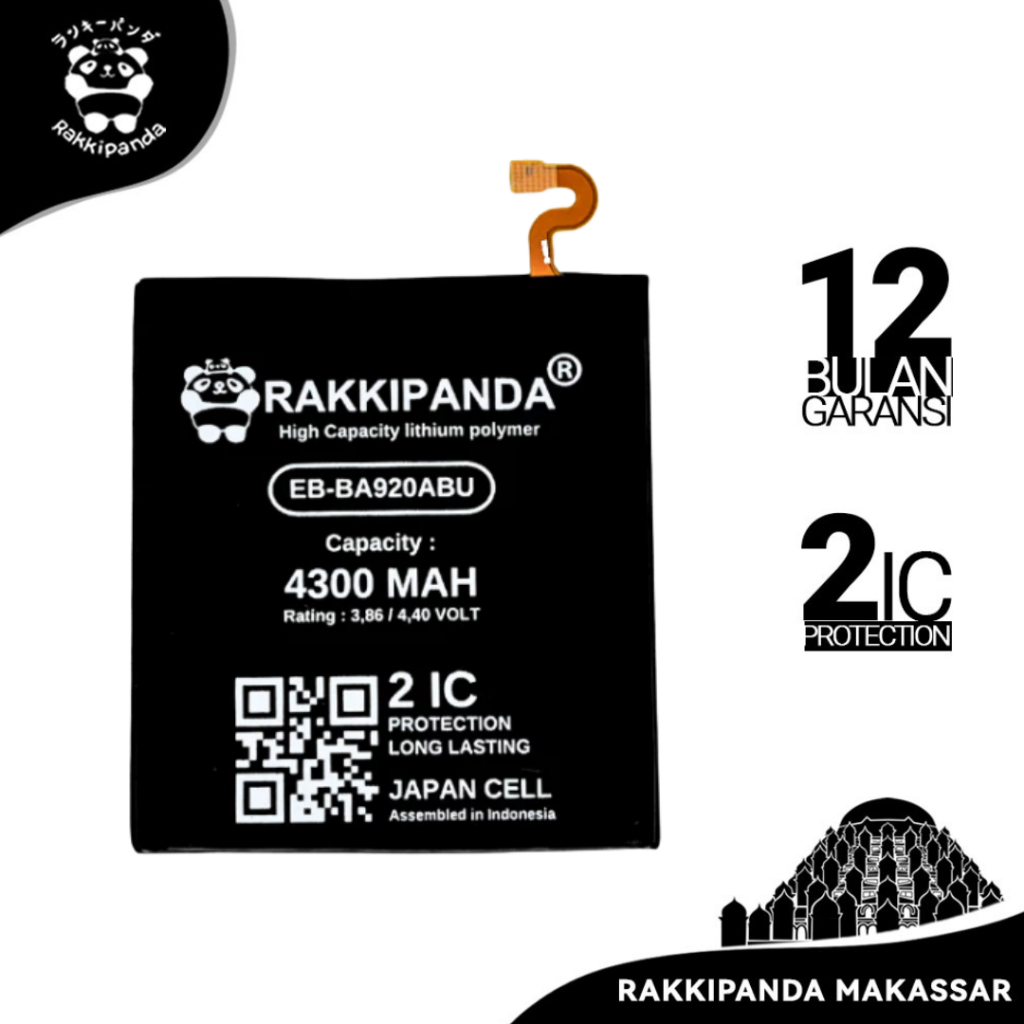 Baterai HP Rakkipanda EB-BA920ABU Samsung A9 2018 / A9S Bergaransi Battery