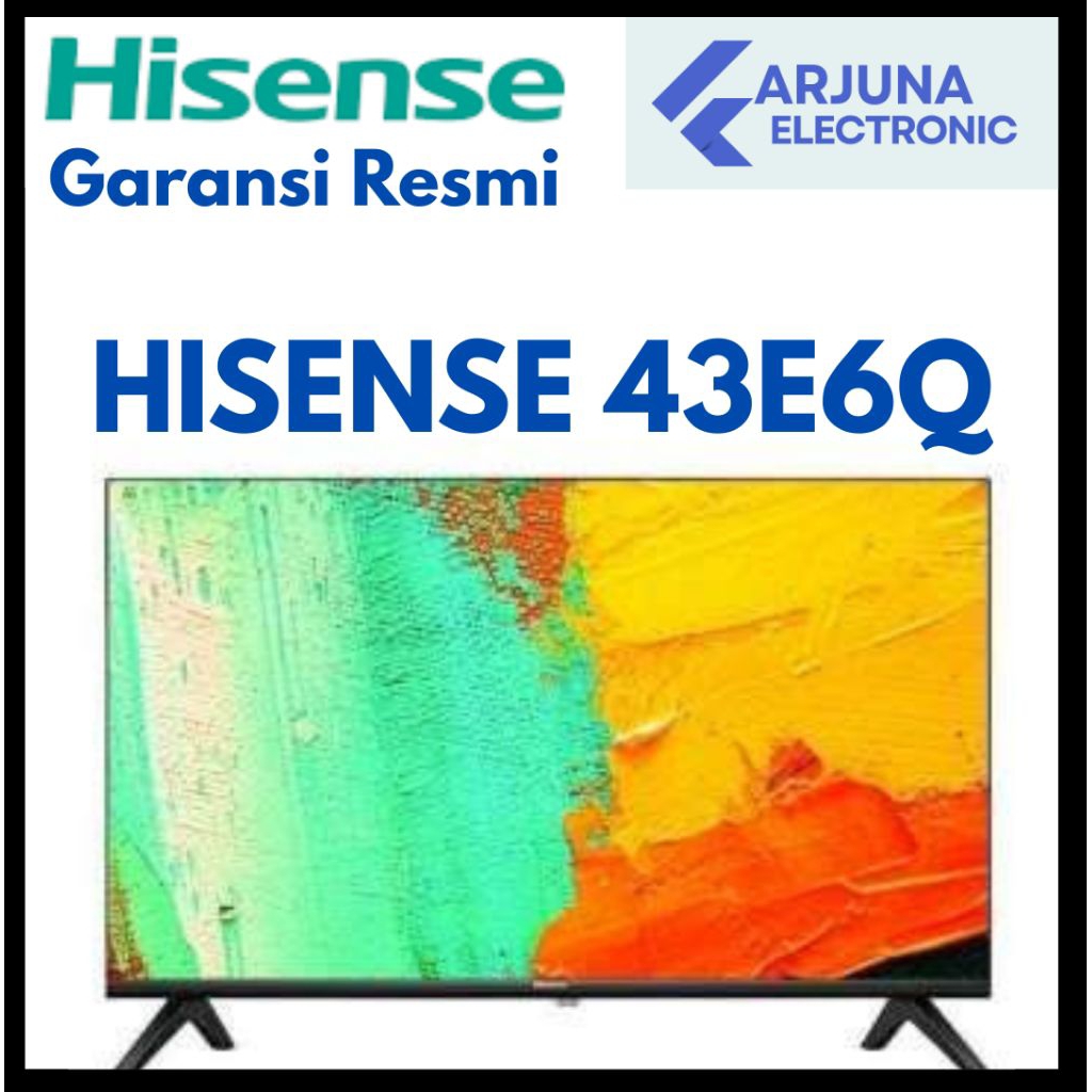 HISENSE 43E6Q 4K SMART TV OS VIDAA 43 Inch 2025 SERIES