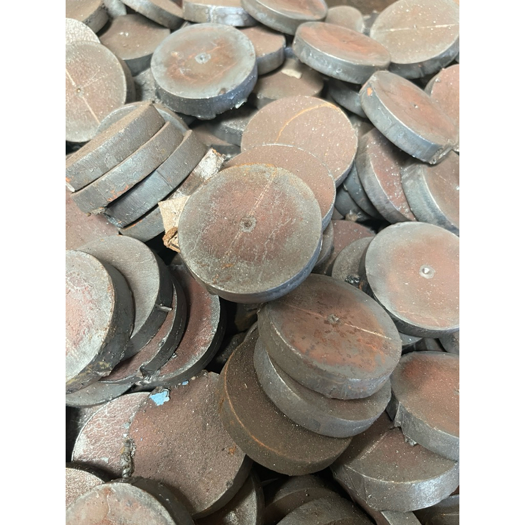 Besi plat bulat tebal 10mm diameter 30mm