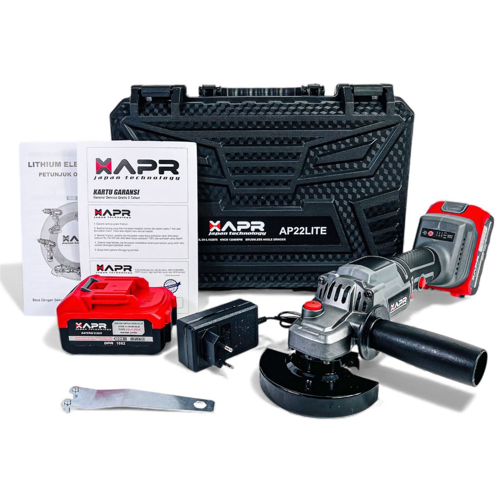 COD Gerinda baterai xapr ap22 lite 4inch 12000rpm brushless 2btre lxt  10cell apr GARANSI RESMI