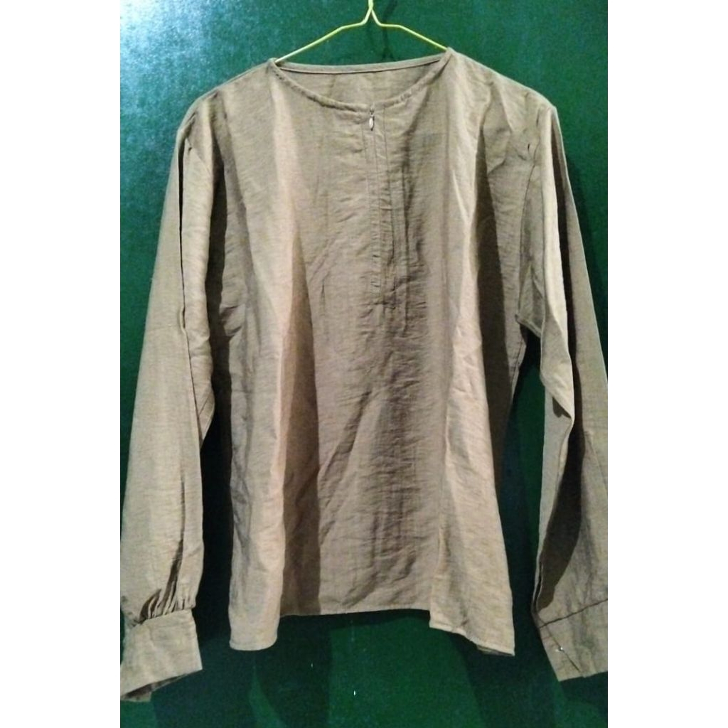 Kemeja Wanita Warna Mocca