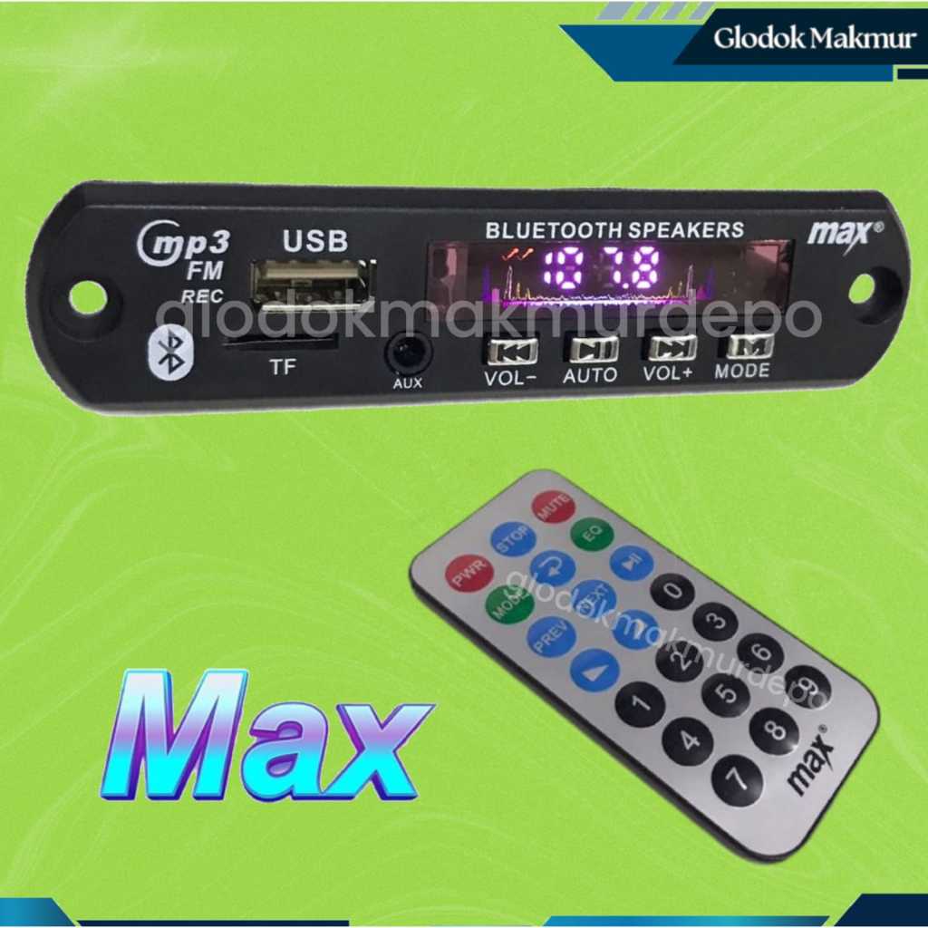 MODUL KIT + APLIKASI MAX USB LAYAR BIRU 5.0 KIT MP3 MAX + REC
