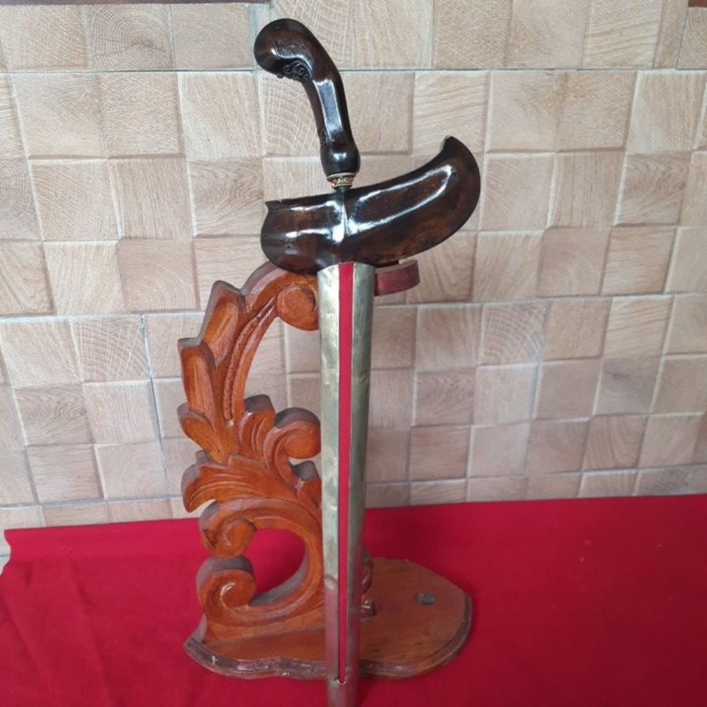 Keris Jalak Ngore Sepuh Bilah Gligir,Pamor Jung Isi Dunyo
