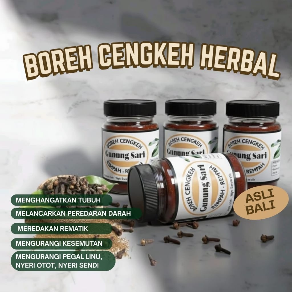 boreh cengkeh gunung sari asli rempah bali
