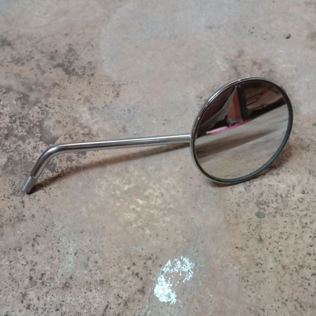 Spion Kanan Honda Gl100 Gl125 Gl 100 125 Bulat 79 Old Lama Original Ori Copotan