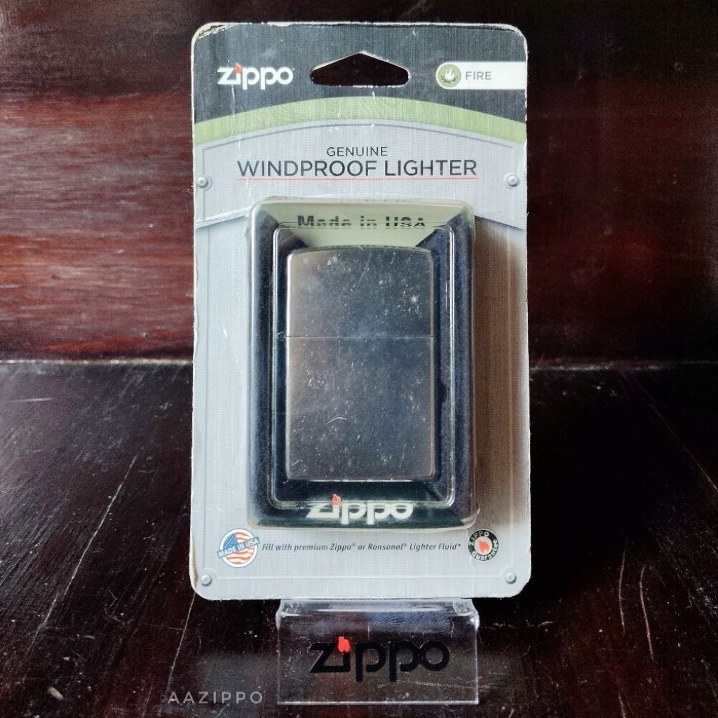 ZIPPO Original NOS ZIPPO Blister Pack 207 REGULAR STREET CHROME Original USA