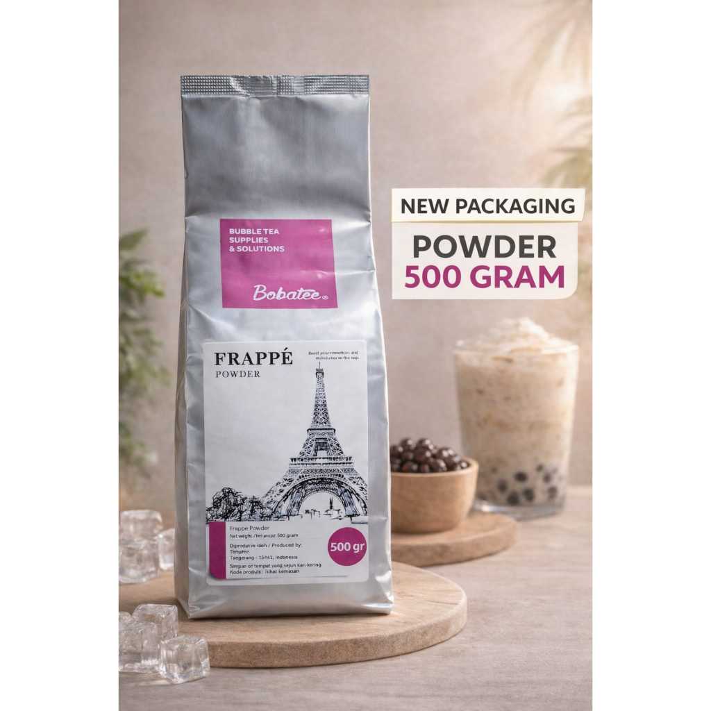 ( NEW PACKAGING ) Powder Mango bag 500 Gram untuk Bubble Drink Merk Bobatee Original