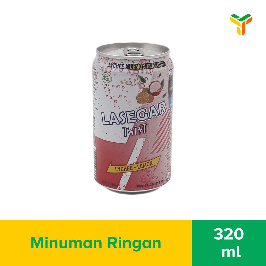 Lasegar Twist Leci Lemon Can 320Ml