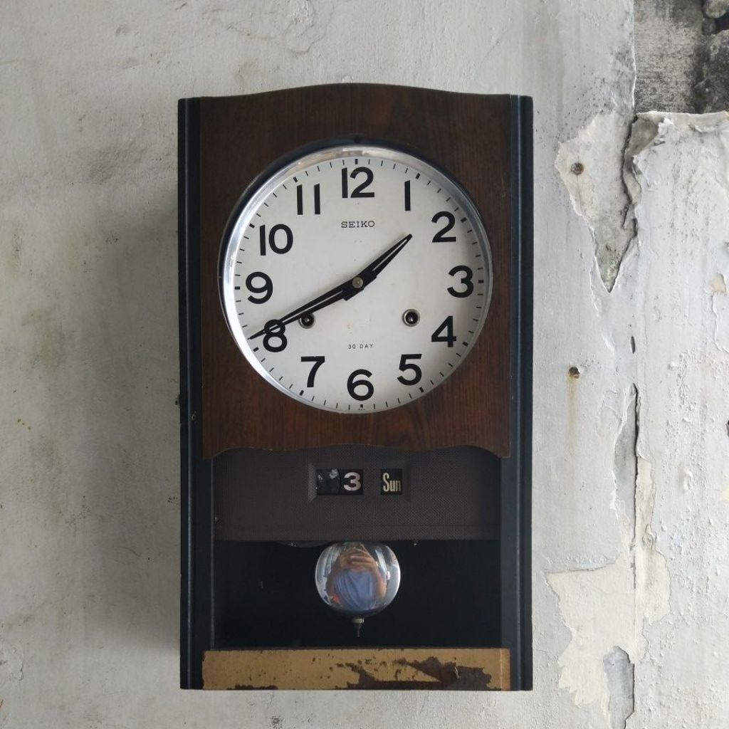 TERLARIS JAM DINDING BANDUL JADUL SEIKO JAPAN