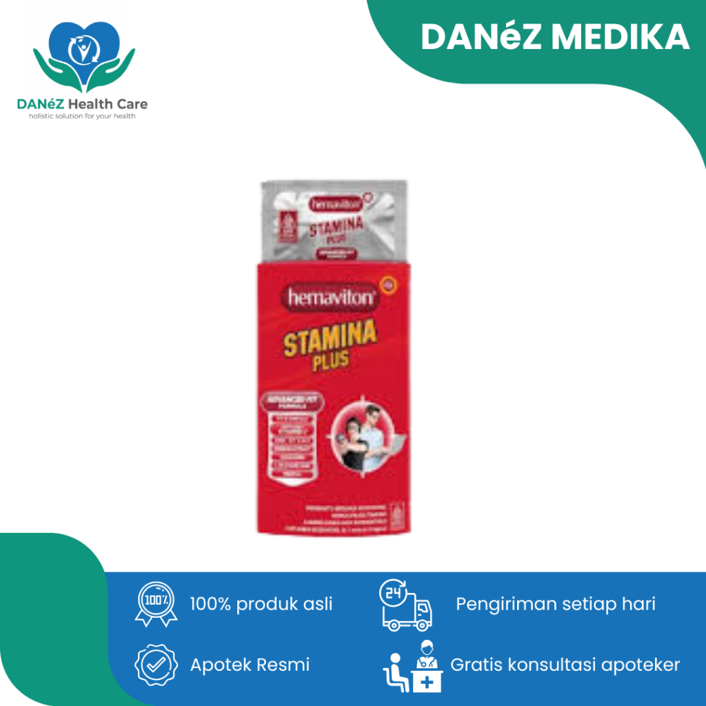 HEMAVITON STAMINA PLUS STRIP ISI 5 TAB UNTK MENUNJANG STAMINA PRIA ATAU WANITA